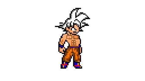 Pixilart Ultra Instinct Mastered Goku By Z Fighter