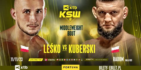 XTB KSW 88 Bartosz Leśko vs Piotr Kuberski Trailer NaszeMMA