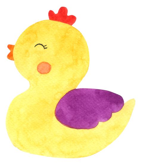 Chicken Cartoon Cute Watercolor 10136404 Png