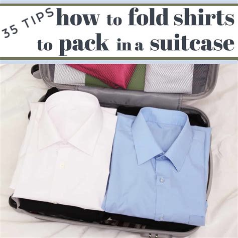 The Best Tips On How To Fold Shirts In A Suitcase Organized