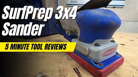 Surf Prep X Electric Ray Sander Minute Tool Review Youtube