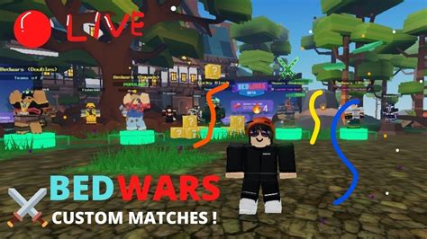 Roblox Bedwars Custom Matches Live Stream Live Youtube