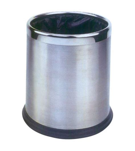 Jual Tempat Sampah Dust Bin Round Stainless Steel 22 5x27cm Krisbow Di