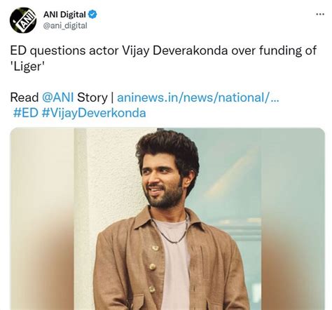 Vijay Deverakonda हुए ईडी के सामने पेश लाइगर में अवैध तरीके से विदेशी