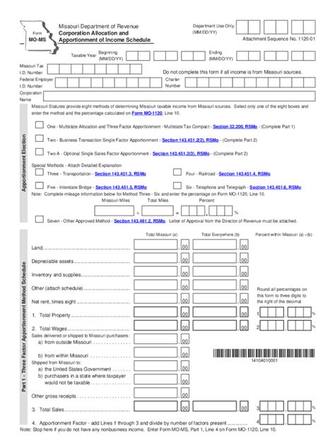 Fillable Online Fillable Online Dor Mo Form MO 60 Application For