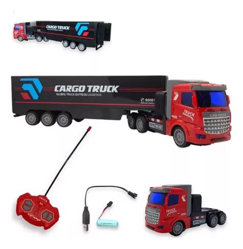 Carreta Caminh O Controle Remoto Recarreg Vel Scania Guedes Frete Gr Tis