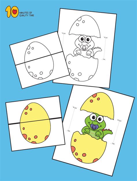 Surprise Hatching Dinosaur Egg Printable Dinosaur Eggs Hatching