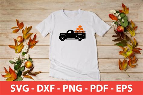 Fall Pumpkin Truck Svg Graphic By Craft Store Creative Fabrica