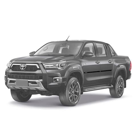 Friso Lateral Hilux 2016 A 2023 Preto Atitude General Car