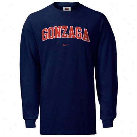 Gonzaga Bulldogs Tshirt : Nike Gonzaga Bulldogs Navy Blue Youth Classic College Long Sleeve ...