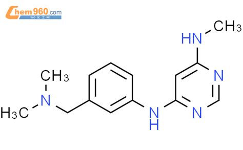 872511 33 6 4 6 Pyrimidinediamine N 3 Dimethylamino Methyl Phenyl