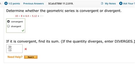 Solved 1 2 Points Previous Answers My Notes SCalcET8M Chegg