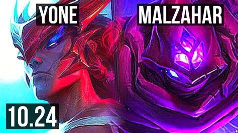 Yone Vs Malzahar Mid Solo Kills Games Rank Yone Br