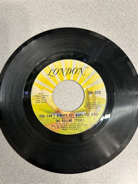 Rolling Stones You Cant Always Get What You Want 45 Vinyl Single Ebay