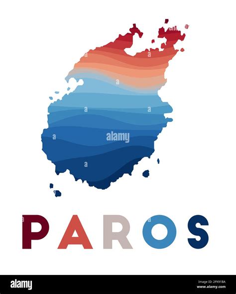 Paros Map Stock Vektorgrafiken Kaufen Alamy