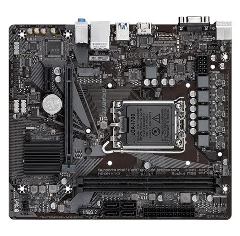 GIGABYTE H610M H V2 Hovedkort - Intel H610 - Intel LGA1700 socket ...