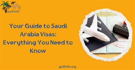 Your Guide To Saudi Arabia Visas Everything You Need To Know