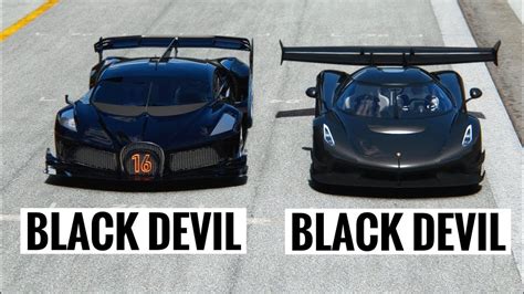 Koenigsegg Jesko Black Devil Vs Bugatti Black Devil Vgt At Special