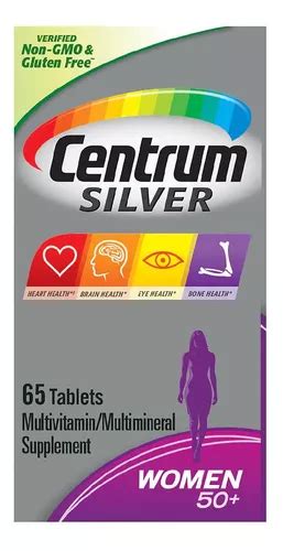 Multivitaminas Para Mujeres 50 Plus Centrum Silver 65 Tabls Fitforce