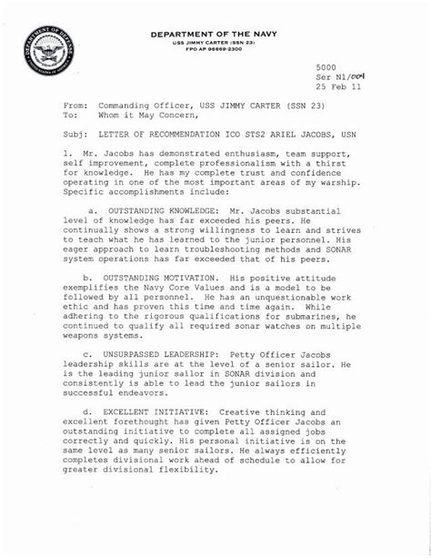 30 Military Letter Of Recommendation Template Letter Of Recommendation Lettering Business