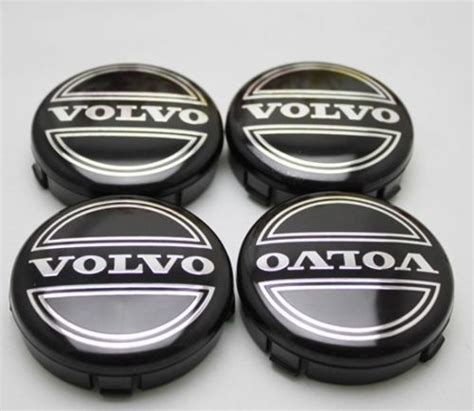 Buy Volvo Set Of Black Center Wheel Cover Hub Caps Emblem Rim Badge