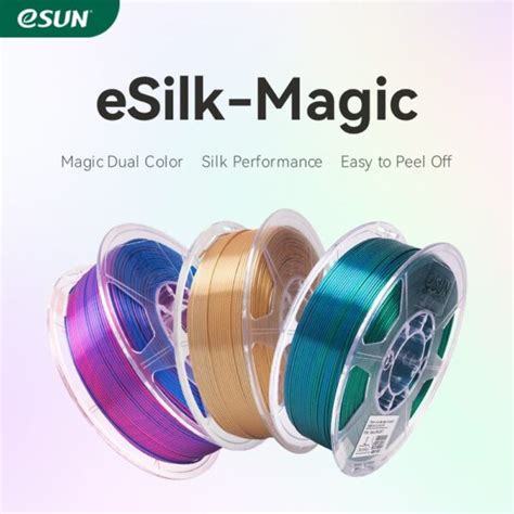 Esun Esilk Magic Dual Color Pla Filament Kg Dhub Gr D