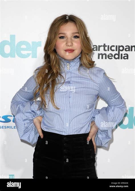 Wonder Film Premiere At Regency Village Theatre Arrivals Featuring Ella Anderson Where