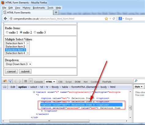 Selenium By Arun Using Selectbyvalue Command To Select The