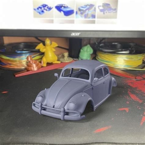 Volkswagen Beetle Herbie Printable Car Body D Model D Printable