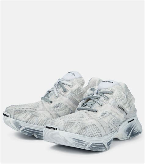 Balenciaga Phantom Mesh Paneled Sneakers Balenciaga