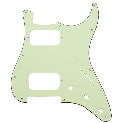 Hh Strat Guitar Pickguard Humbucker Rounded Scratch Plate Reverb