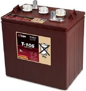 Akumulator Trojan T Deep Cycle Flooded Wet Lead Acid Battery V C