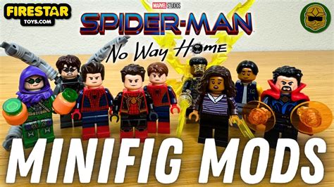 Minifig Mods Spider Man No Way Home Upgrading Lego Minifigures With