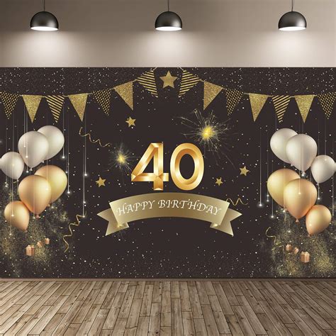 Buy Happy Th Birthday Party Backdrop Banner Th Birthday Party