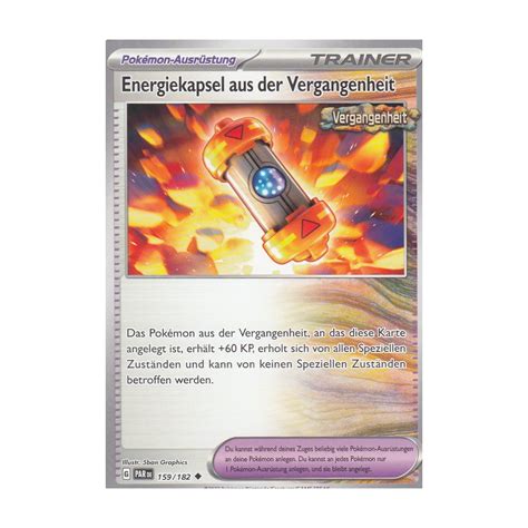 Energiekapsel Aus Der Vergangenheit Paradoxrift Pokemon Karte