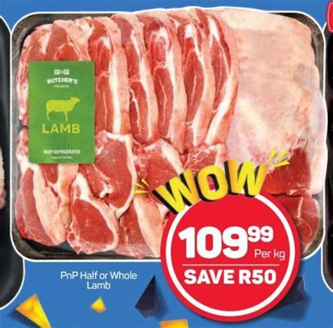 PnP Half Or Whole Lamb Per Kg Offer At Pick N Pay