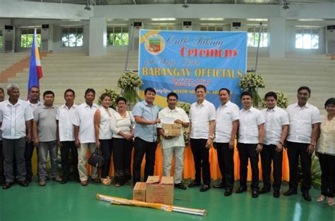 NEWLY ELECTED BARANGAY OFFICIALS TAKE OATH