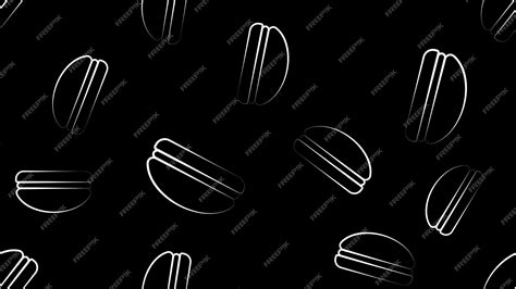 Premium Vector Seamless Pattern With Black And White Ice Cream Bucket