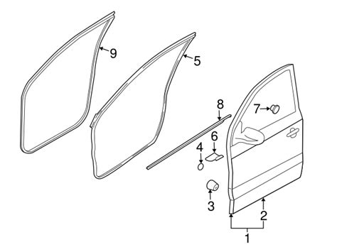 2005 2009 Hyundai Tucson Outer Panel 76111 2E030 QuirkParts