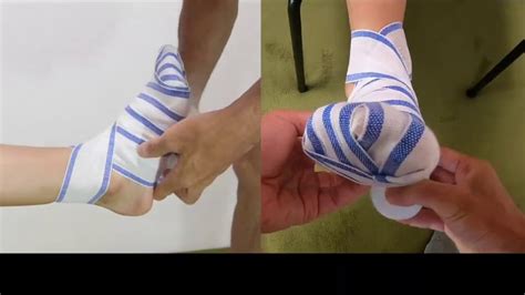 【基本包帯法】072 足の総指包か帯 Traditional Japanese Basic Non Elastic Bandaging