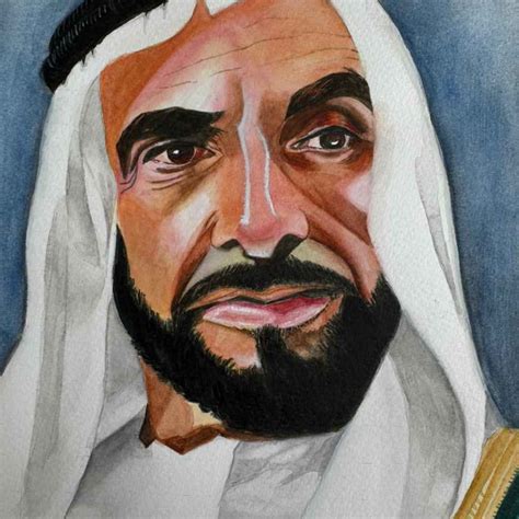 Sheikh Zayed Al Nahyan Portrait Art Gallery Dubai