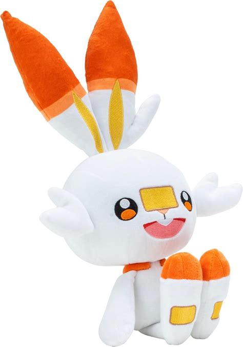 Pok Mon Scorbunny Plush Toy 12 Inch Multicolor