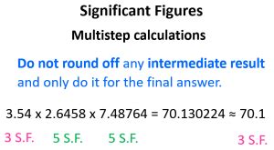 Significant Figures In Addition Subtraction Multiplication And