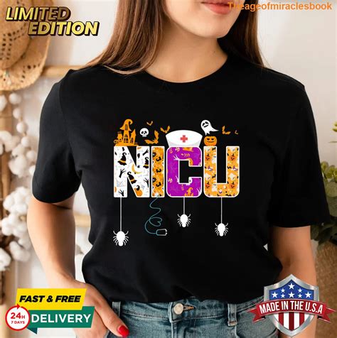 Nicu Nurse Halloween Hospital Party Funny Nursing Students T Shirt