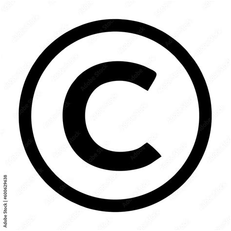 Copyright Symbol Transparent Png Vector Illustration Isolated On