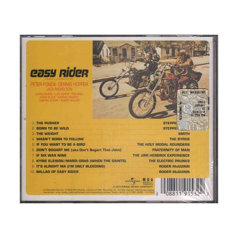 Aavv Cd Easy Rider Mca ‎119 153 2 Ost Soundtrack Sigillato