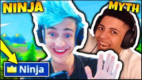 Ninja And Myth React To Ninjas New Name In Fortnite Fortnite Daily