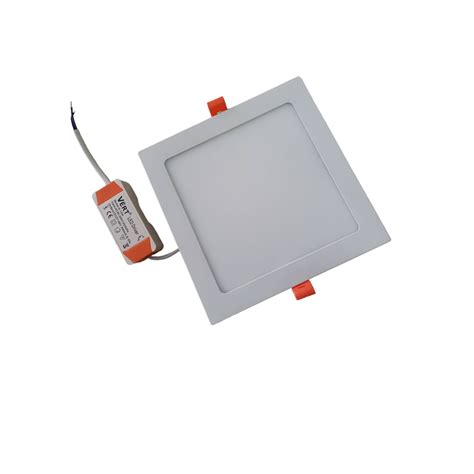 Panel Led Cuadrado Para Empotrar Eco De 12w 85 265v VERT FUTUR2020