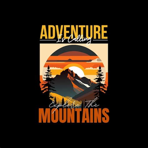 Premium Vector Adventure Tshirt Design