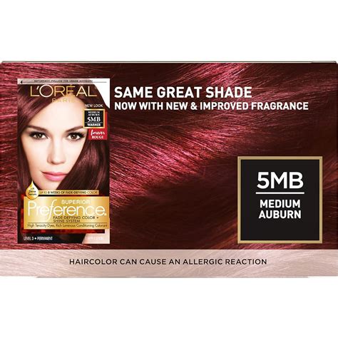 l oreal auburn hair color 13